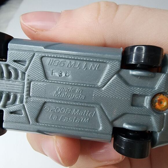 Hot Wheels 2008 LA FASTA Orange w/purple; #9 Multi Pack exclusive Loose - Picture 4 of 6